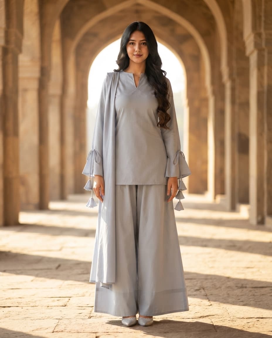Full Sweep photography style: For circle skirts and anything with real volume.